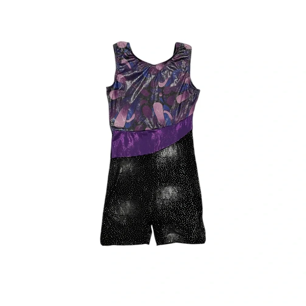 Girls Activewear Leotard Gymnastics Cheer Dance Size 140